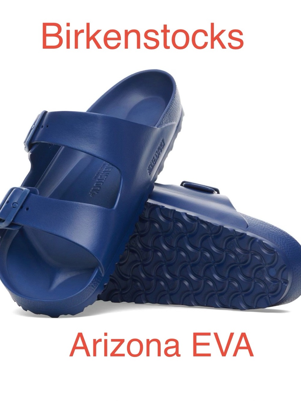 Birkenstock | Arizona EVA Sandals in Navy Blue - Size 39 (W8-8.5/M6-6.5)